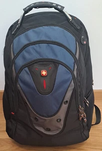 Swiss Gear Laptop Rucksack - Schwarz/grau/blau - Bild 1 von 4