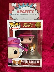 Funko Pop! Royals  #01 Queen Elizabeth II With Corgi - Picture 1 of 6