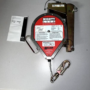Selbsteinziehende Rettungsleine, 65 Fuß, rot RM65G mit verrosteter Halterung - Bild 1 von 2