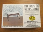 House of Miniatures Xacto Kit 40059 Queen Anne Serving Side Table Dollhouse 1:12