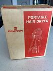 DOMINION VINTAGE 1960&#39;S 70&#39;S PORTABLE HAIR DRYER BLOWER MODEL 1837 NOS NEW