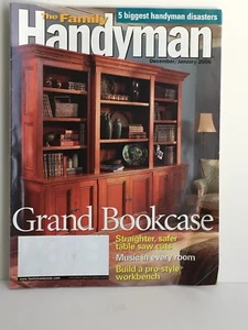 2006 January The Family Handyman Magazine Grand Bookcase 5 Handyman Disasters - Imagen 1 de 6