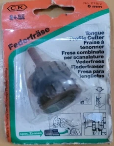 Vintage C. K. Tongue Profile Cutter 6mm No. 278/2 - Picture 1 of 12