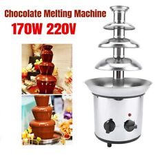 Electric Chocolate Fountain Fondue Melting 170W Party Machine Warmer Dipping AU