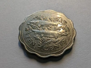 1998 Commonwealth of the Bahamas 10 Cent Coin - Picture 1 of 7