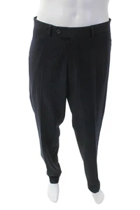 Prada Mens Mid Rise Straight Leg Dress Pants Navy Blue Wool Size EUR 54 - Picture 1 of 7