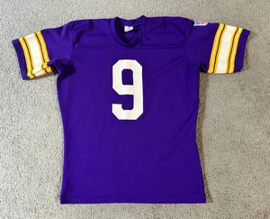 VTG 80s Rawlings Minnesota Vikings #9 Tommy Kramer NFL Jersey - Size Large - Picture 1 of 5
