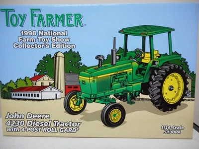Ertl 1/16 John Deere 4230 Diesel Tractor Toy Farmer 1998 Toy Show - Image 1 of 4