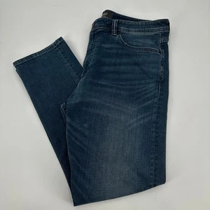 Revtown Mens Taper Fit Decade Denim Jeans W36 L30 Blue Wash - Picture 1 of 15