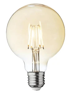 Industryville 2x Bombilla Grande G95 E27 5W Regulable Ámbar Decorativa Lámpara LED - Imagen 1 de 2