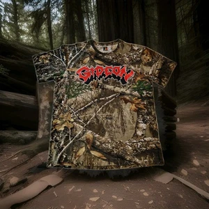 Gideon Summer Slaughter Tour XL Russell Camo Shirt RARE - Picture 1 of 7