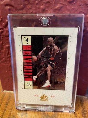 1998-99 SP Authentic Upper Deck Michael Jordan #M4 🏀🔥🏀🔥 - Image 1 of 2