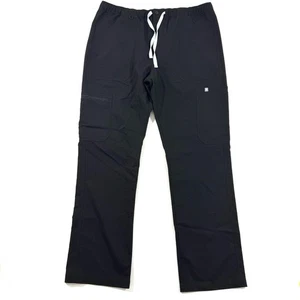 Figs Cairo Cargo Scrub Pants Black Size XL Medical Uniform Mens - Picture 1 of 8