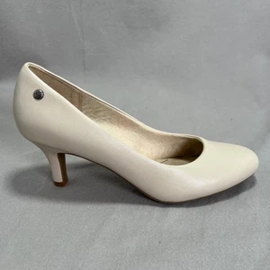 Zapatos de salón Life Stride Parigi sin cordones beige neutros clásicos punta redonda 8,5 - Imagen 1 de 12
