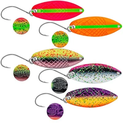 Probaits Hurricane Big/Scale Spoon 2.7g 32mm - Blinker, Kunstköder Forellenköder
