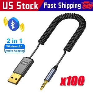 Adattatore Ricevitore Trasmettitore Audio Wireless USB Bluetooth 5.0 per PC TV Auto LOTTO - Foto 1 di 10