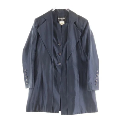 香奈儿 14c Cruise Collection 可可标记纽扣丝绸混纺背心对接二手 0bde1 — 第 1/4 张图片