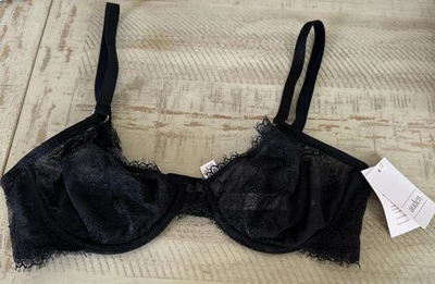 Sujetador balconette sin forro para mujer - Auden - 36A color negro Foto 1 de 4
