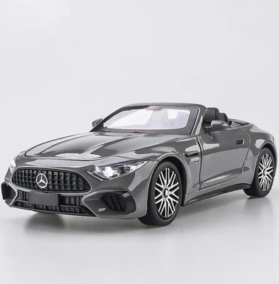 1:24 Benzs SL63 AMG Supercar Alloy Model Car Toy Diecasts Metal Car Toys Vehicle - Image 1 of 4