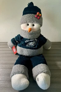 Peluche muñeco de nieve grande Philadelphia Eagles NFL nuevo con etiquetas - Imagen 1 de 9