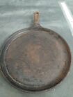 Vintage 10 1/2"  Lodge USA Round griddle skillet cast iron 90G preowned