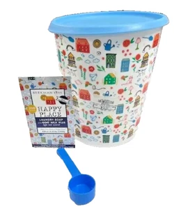 Beekman 1802 Happy Place Goat Milk Laundry Soap-200 Loads-Light Rain +Tupperware - Picture 1 of 3