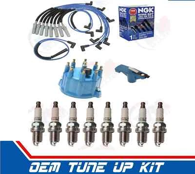 Tune-Up kit NGK Spark + Wires for Dodge Ram 1500 2500 Dakota B150 D150 5.2-5.9 - Image 1 of 2