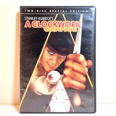 A CLOCKWORK ORANGE (1971) DVD Malcolm McDowell - Dark Comedy Crime Sci-Fi - Image 1 of 4