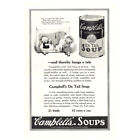 1921 Campbells Ox Tail Soup: Hereby Hangs a Tale Vintage Print Ad