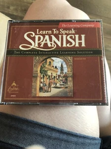 The Learning Company Learn To Speak Spanish Version 8.0 1999 Interactive 3-Disc - Picture 1 of 4