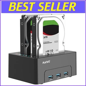 Vertical Hard Drive Docking Station with Offline Clone and 6Gbps Transfer Speed - Picture 1 of 11