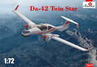 Amodel 72374 Da-42 Twin Star Aircraft Scale 1/72 Hobby Plastic Kit NEW