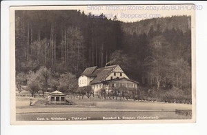 BÖHMEN , FOTOKARTEN BARZDORF b BRAUNAU , GASTHAUS EICHKATZEL , BOZANOV 1944 - Picture 1 of 2