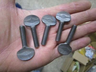 PARKER-KALON 5 NOS Vintage 5/16"-18 X 1-1/4" Old Style Spade Cast Steel Thumb Screw USA PK