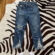 carmar denim distressed jeans Mid Rise Boyfriend Style