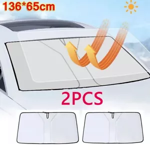 Car Accessories Sun Visor Shade Cover Windshield Sunshade Sun UV Block Protector - Bild 1 von 12
