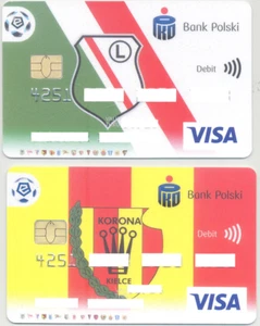 Poland bank cards  , Visa , ( Expired ) - Picture 1 of 2
