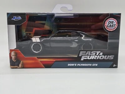 Fast & Furious F8 The Fate of the Furious Dom's Plymouth GTX Movie 1:32 Diecast - Image 1 of 4