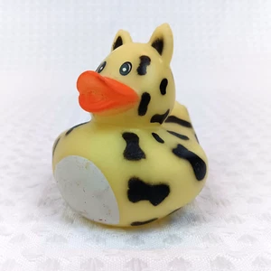 Rubber Duck Jeep Ducking Cruising Yellow Cheeta Leopard 2" - Picture 1 of 5