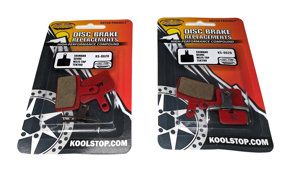 2x Kool-Stop KS-D620 Bremsbeläge für Shimano TRP Tektro Disc Pads Scheibenbremse