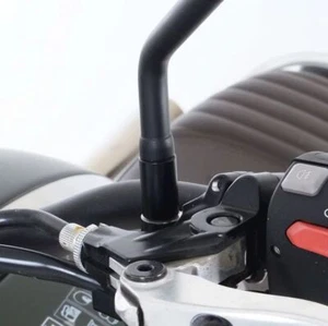 R&G Mirror Risers Black Triumph Scrambler 1200 XE 2019 - 2024 - Picture 1 of 1