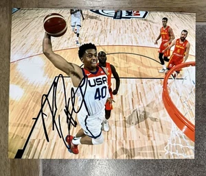 Keldon Johnson Signed USA Olympics 8x10 Photo 2020 Gold Medal Spurs NBA Proof - Picture 1 of 4
