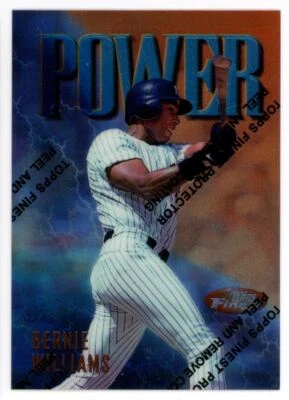 1997 Topps Finest Bernie Williams New York Yankees #45 - Image 1 of 2