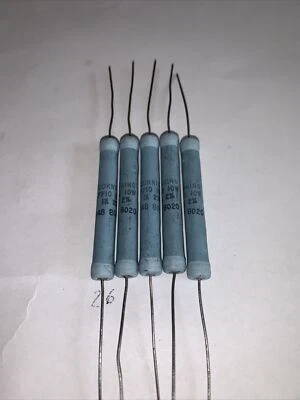 Corning  FP10 1000 ohm 10 watt 2% resistors Flame Proof New Qty Of (5) - Image 1 of 4