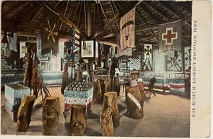 Postal de colección Lookout Mountain Tennessee War Museum c1910 - Imagen 1 de 7