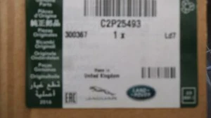 JUEGO DE PASTILLAS DE FRENO TRASERAS JAGUAR XK XKRS PARA DISCOS 380MM NUEVO GENUINO C2P25493 - Imagen 1 de 1
