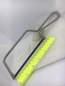 Vintage Eclipse Grey Metal Frame Junior Hacksaw Frame & 5 blades Old Metal Tool. - Picture 1 of 15