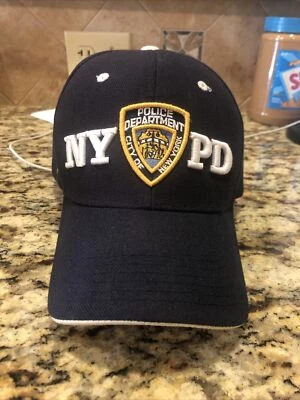 2001 NYPD NEW YORK POLICE DEPARTMENT BLUE HAT Cap 9-11-01 City Foundation 9/11 - Image 1 of 4