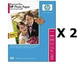 *NEU* HP Premium Plus Fotopapier, Hochglanz 100 Blatt 8,5 x 11 Zoll Q1785A - Bild 1 von 2