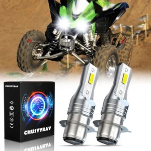 For Kawasaki KFX450R 2008-2011 KFX400 2005-2006 LED P15D H6M Headlight Bulbs 2pc - Foto 1 di 13
